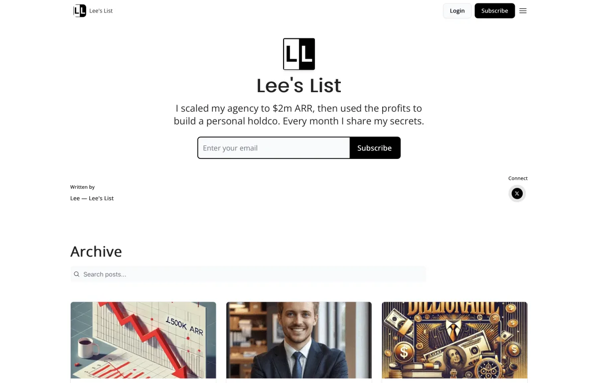 Lee's List